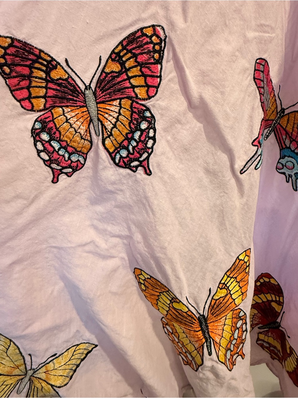 Fanm Mon Lavender Butterfly Embroidered
Papiyon Maxi Dress - Picture 9 of 16